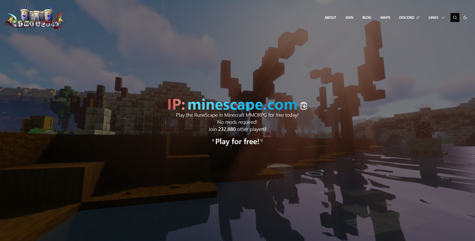 MineScape Website
